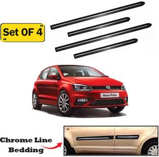 KRISHNA AUTO Car Door Side Chromeline Beeding for Volkswagen polo car Car Beading Roll For Door