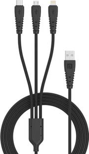 Portronics 3-in-1 Cable 2 A 1.5 m Konnect A Trio