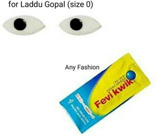 Any Fashion Eyes for Laddu Gopal (size 0) Deity Ornament