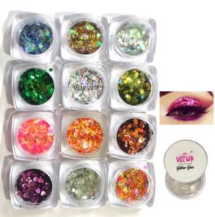VOZWA Chunky Eyeshadow Glitter with Glitter Glue 33 g