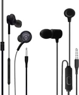 Tiitan Combo Pack of Wired Earphones Black S8, S6 Wired
