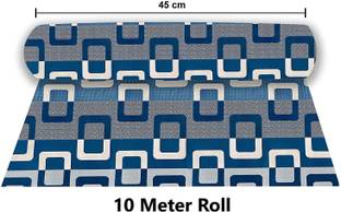 H K TRADERs 10 Meter Rectangular Long Shelf Protector Mat for Drawer,Liners for Kitchen