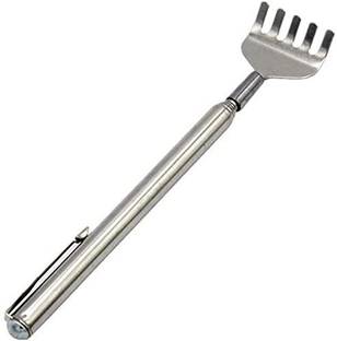 GS ECOM Portable Stainless Steel Extendable Telescopic Back Scratcher Portable Stainless Steel Extendable Telescopic Back Scratcher Massager
