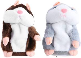 Equipagecart Pack Of 2 Talking Hamster Repeats What You Say Educational Toy For Kids