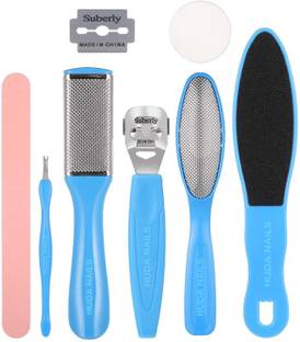 HUDA NAILS BEAUTY Foot Scrubber for Dead Skin, Callus Remover, Foot Scraper, Foot Filer Kit