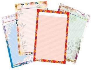 First Click A3 Colour Designer Paper 40 Sheets One Side Ruled Sheet A3 140 gsm A3 Paper