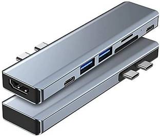 Etzin 7 in 1 USB C Hub Dual Hub Adapter EPL-287TC BYL_2101 USB Hub