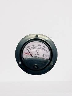 Ambika Sales Vinicon Control Panel 2.5 Inch Analog Round Meter Voltmeter 0-500V Voltmeter