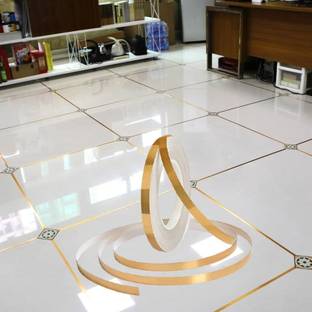 ECAPT 50 Meters Golden Tape, Self adessiveTile Stickers for Flooring