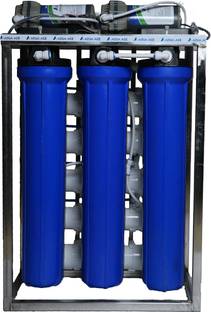 Aqua Ace 50 LPH Commercial RO Plant Stainless Steel With Auto Shut Off And TDS Adjuster 50 L RO + UF W...