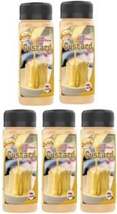 Dharmasut Custard Powder - Vanilla Flavour, 100g*5 | Custard Powder
