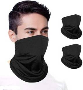 ONLIKE Black Bike Face Mask for Men & Women