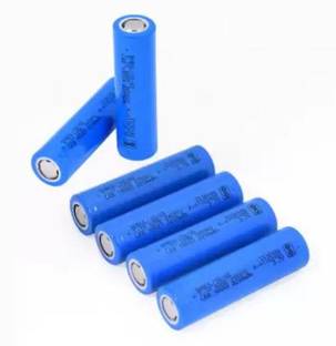 DHRUV-PRO 3.7v 2200mAh Li-Ion 18650 Rechargeable -(Pack of-6)  Battery