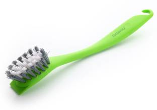 MADHULI Sink Brush, Sink Cleaning Brush With Long Flexible Bristles for Washbasin Plastic Wet and Dry Brush