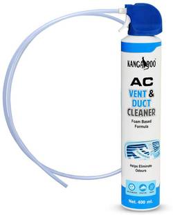 KANGAROO Car AC Vent & Duct Cleaner 400 ML Effective Cleaning 400 ml - ( Pack of 1 ) Vehicle Interior Cleaner