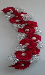 ZENCY kv-20 red flower Hair Chain
