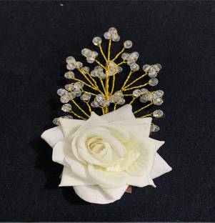 ZENCY KB-91 WHITE FLOWER GOLD Bun