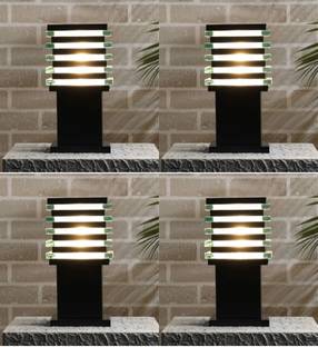 BLACK RAY GL ICE CUBE BLACK 06 Gate Light Outdoor Lamp