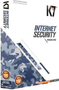 K7 Internet Security 3 User 1 Year