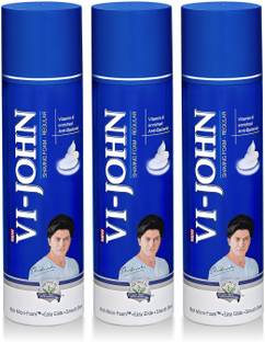 VI - JOHN Shaving Foam (250gm Each, Pack of 3)