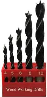 Kshivi Drill Bits 5 Pcs Wood Drill Bit Set DB80 Rotary Tool