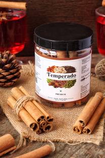 Temperado Premium Shri Lankan Cassia Cinnamon Sticks| Ceylon Dalchini | Jar Pack 100gm