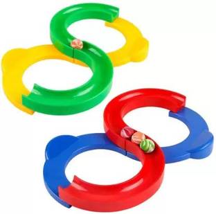 MIRTONICS creative Track Toy with 2 Bouncing Ball for Boys and Girls