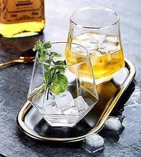 okechuku Premium Quality Crystal Clear Fancy (1 pc.) Scokch glass Glasses Set Glass SET Glass Whisky Glass