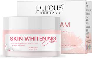 Pureus Herbals Skin Whitening Face Cream for Brightness Fairness Cream for Women & Men