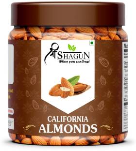 Shagun Popular California Almonds - 500gm, Tasty, Crunchy, Nutritious Badaam Almonds