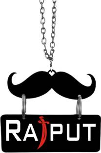 Sunder Kaya Car Hanging Accessories Rajput with Moustache Printed Showpiece Decorative Showpiece  -  8 cm