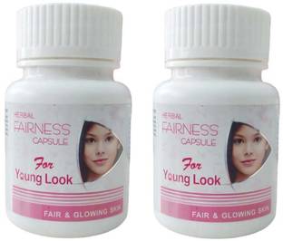 ALTOS AYURVEDA HERBAL FAIRNESS CAPSULE FOR YOUNG LOOK PACK OF 2 30 CAPS EACH
