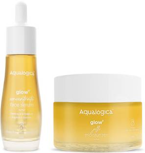 Aqualogica Glow+ Own The Glow Duo - Face Serum 30ml and Gel Moisturizer 50g