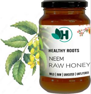 Healthy Roots Neem Honey 1Kg Organic Raw Unprocessed ( Pure & Natural)