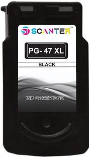 ST-SCANTER 47XL Ink Cartridge for USE in Canon PIXMA E400/E410/E417/E460 Black Ink Cartridge