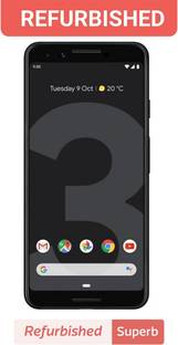 (Refurbished) Google Pixel 3 (Just Black, 128 GB)