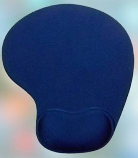 Offimart Ergonomic Non-Slip, Anti-Skid Mouse Pad with Gel Wrist Rest Comfort Support Blue Non Slip Base Mousepad