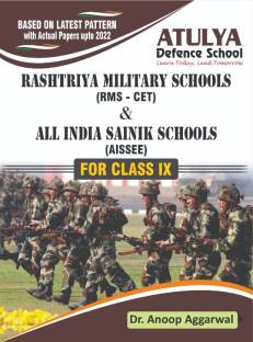 RMS / Sainik School Entrance Exam Previous Solved Papers Along With Model Test Papers As Per New Pattern. For Class IX