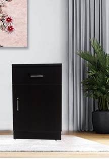 RSPOL 1 DRAWER,1 BOX BEDROOM SIDE TABLE Engineered Wood Bedside Table
