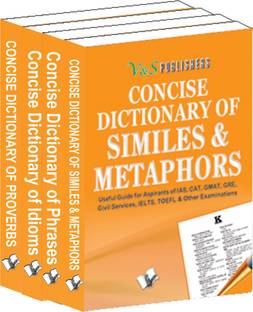 Concise Dictionary English Idioms, Proverbs, Phrases, Similies & Methaphors Value Pack