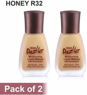 Eyetex Dazller Moisturizing Liquid Makeup (Pack of 2) Foundation
