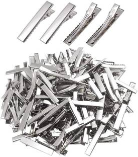 Trendy Works (50 Pcs) Small Metal Alligator Side Clips DIY Hair Accessories (4.6cm Length) Hair Clip