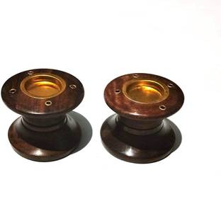 STUFFCOLLECTION Wooden Cute Shaped Incense Holder Dhoop Holder/Agarbatti Stand (Pack of 2) Dhoop