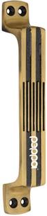 Peppa™ Antique Brass Finish Window and Door Handle 6 inches Lines(Pack of 1) Gold Plated Cabinet/Drawer Handle