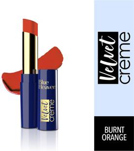 BLUE HEAVEN Velvet Creme Lipstick, Burnt Orange