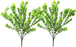 decormasters Pair of Artificial Plant Bunches Corriender Big Bunch Wild Artificial Plant