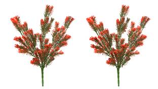 decormasters Pair of Artificial Plant Bunches Rosemary Bush Wild Artificial Plant