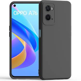 S-Softline Back Cover for Oppo A76, inner Soft Microfiber Cloth Cushion Lining Soft Silicon Anti Scratch