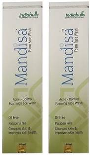 indiabulls Mndisa foaming face wash (pack of 2) 2*60 ml Face Wash
