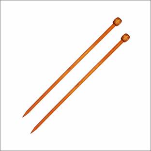 Jyoti Knitting Pin - Bamboo (2 Pairs of 14 Inches / 35cm of Size 1) Knitting Pin